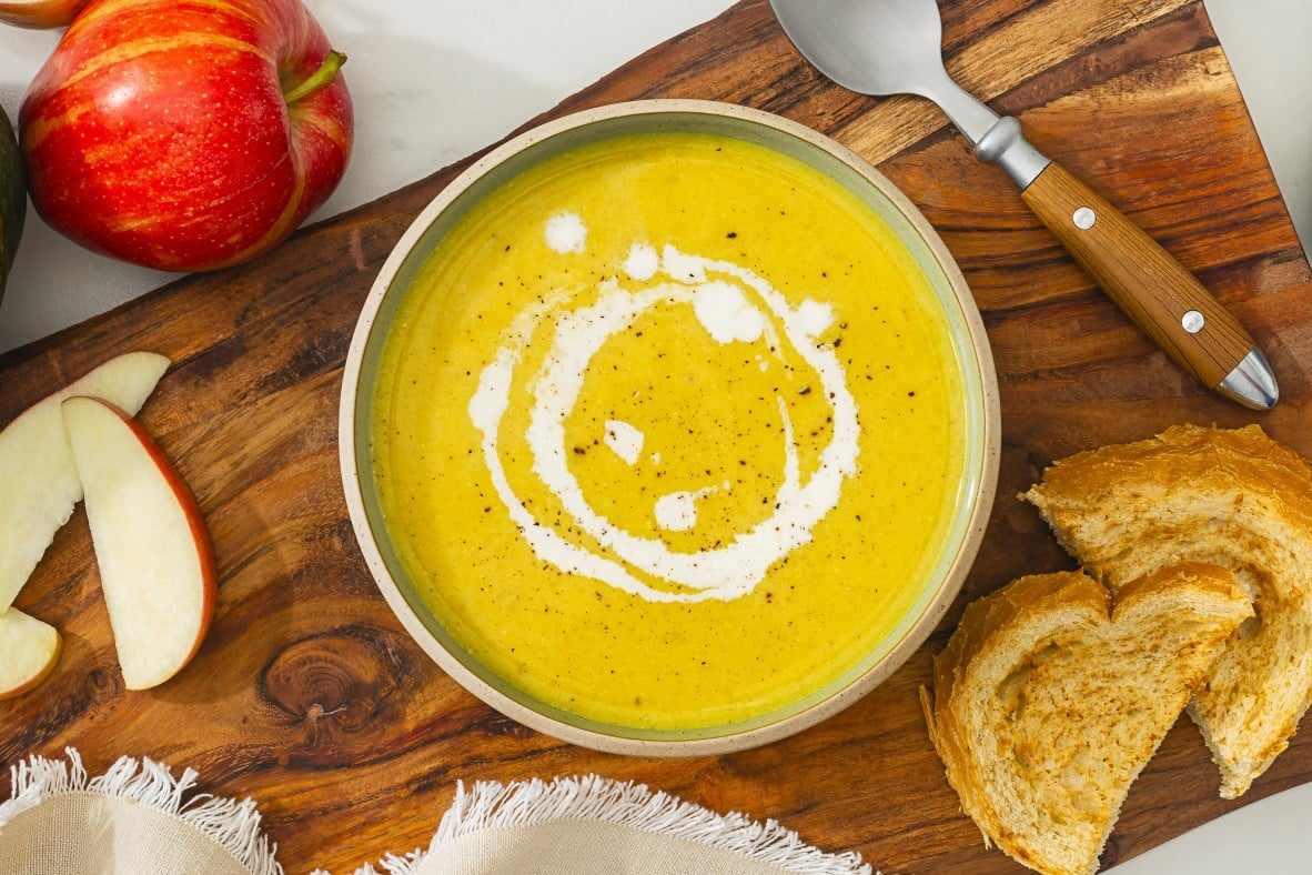 Potage Aux Courges Et Aux Pommes Plaisirs Laitiers